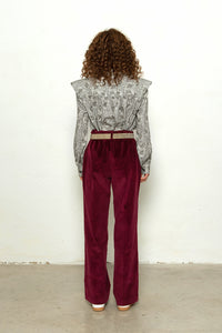 Pantalón Ainhoa Granate