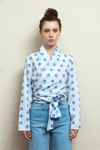 Camisa Alma Puntos Azules