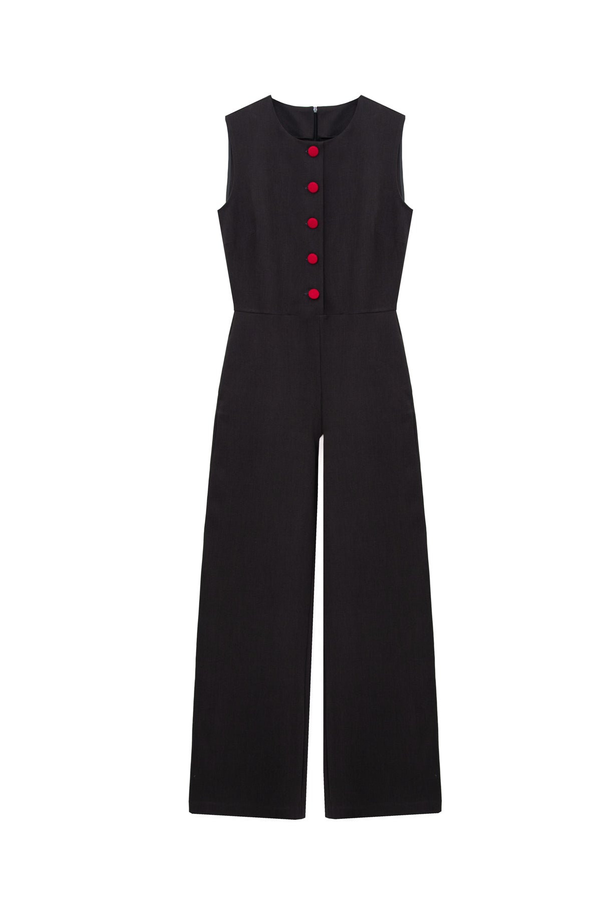Steph charcoal grey jumpsuit
