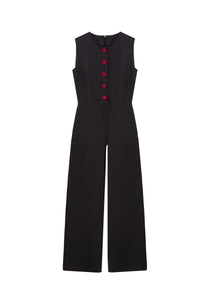 Steph charcoal grey jumpsuit