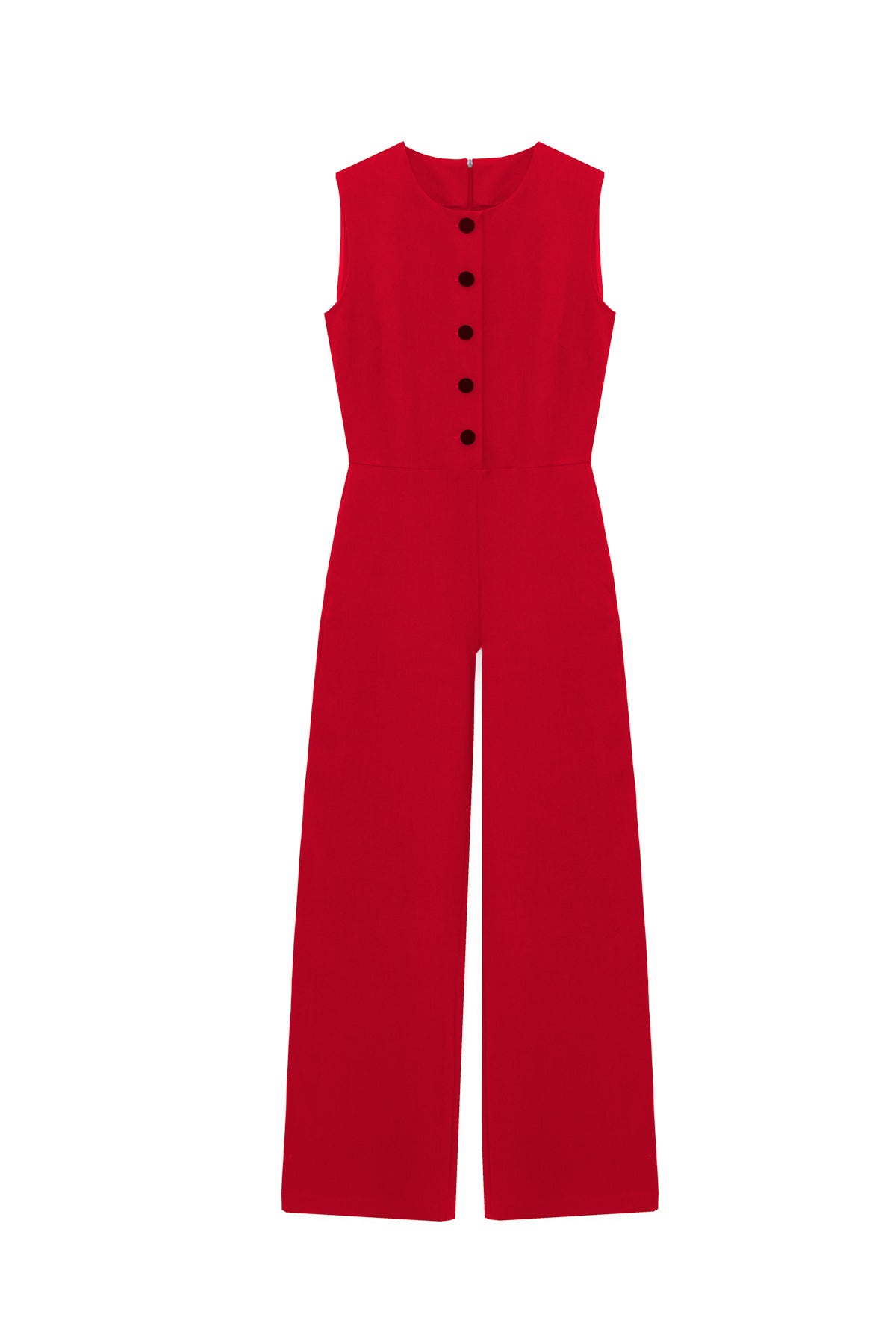 Steph red jumpsuit