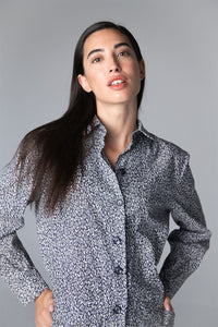 Juana Navy Flowers