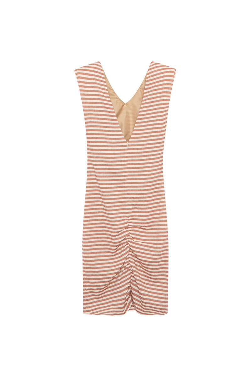 Marta Red Brick Stripes
