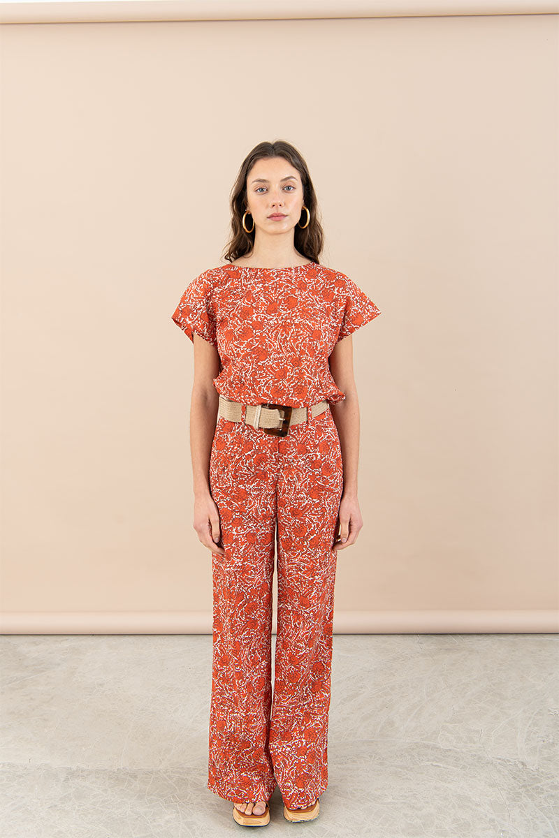 Adela Red Flowers